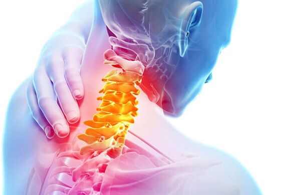 Pagrindiniai osteochondrozės simptomai yra skausmas ir diskomfortas