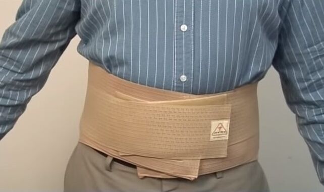 korsetas nuo apatinės nugaros dalies skausmo